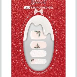 Festive LED Semi-Cured Gel Nail Strips